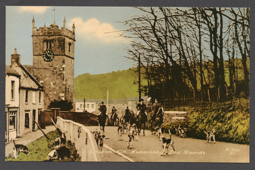 Postcard hunmanby filey - postcard,