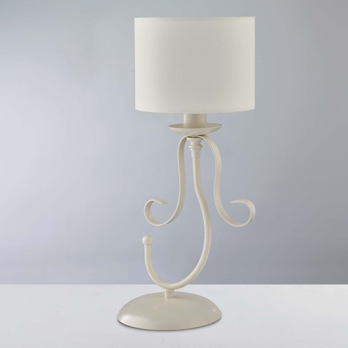lampadario shabby avorio