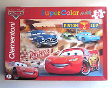 Puzzle Cars-Super Color Maxi di Clementoni-24 Pezzi-da 3+ Anni Gioco per Bambini
