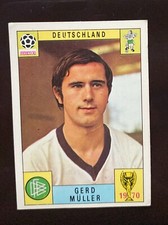 FIGURINA CALCIATORI PANINI MEXICO 70 - GERD MULLER  - MAI ATTACCATA