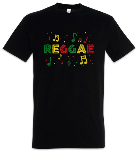 Maglietta rasta reggae notes - maglietta,