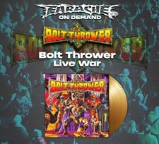 Bolt Thrower 'Live War' Gold Vinyl - NEW
