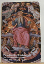 (4/146) VATICANO PERUGINO - DIO CREATORE - NUOVA MAGNETIZZATA - C&C 6061 G VA61