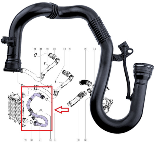 Durite turbo - , de