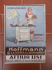 1931 HOFFMANN LA CUCINA DEL RISPARMIO FORNO ANTICO PUBBLICITA EPOCA COLORI