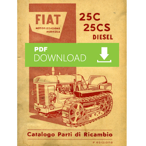 Trattore fiat 25c - 25cs, diesel