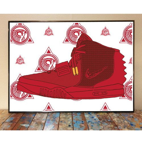 Nike air yeezy red october - 2,