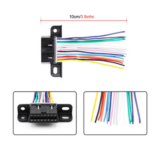 Pin obd2 female - 16, connector