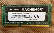 CORSAIR MAC MEMORY 8 GB DDR3 MODULO DI MEMORIA RAM