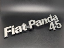 FIAT PANDA 45 PANDA45 LOGO SIGLA EMBLEMA FREGIO STEMMA SCRITTA BADGE TARGA NOME