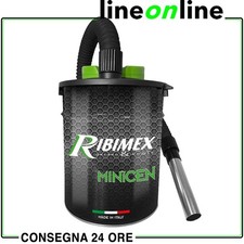 Bidone Aspiracenere Minicen Ribimex elettrico 800W aspira cenere stufe e camini
