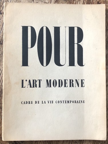 Uam 1934 pour art - uam, moderne