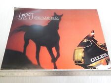 brochure poster originale Gilera R1 + gamma 1988 KK KZ RC Rally 250 etc depliant
