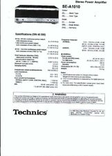 Technics Service Manual für