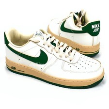 Nike Air Force 1 LV8 Vintage 82 Bianco Verde Gola Uomo 10.5 Donna 9 NUOVE CON ETICHETTE AUTENTICHE