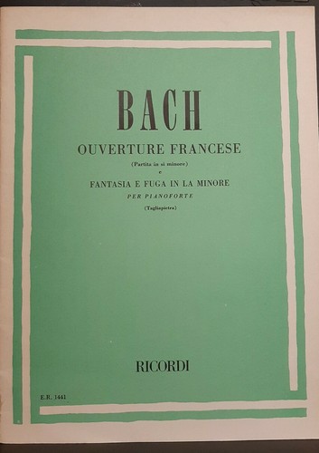 Bach ouverture francese e - -,