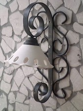 APPLIQUE RUSTICO COUNTRY IN FERRO BATTUTO E TERRACOTTA