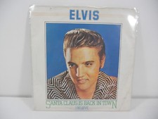 ELVIS PRESLEY SANTA CLAUS IS BACK IN TOWN  DISCO  45 GIRI 7 " vinile