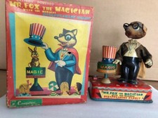 Giocattolo giapponese Mr.Fox Magician con box originale Cragstan Yonezawa Japan