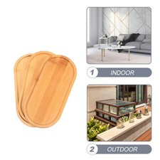 3 pezzi vassoi per fiori in