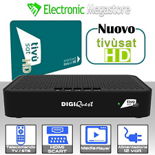 decoder ricevitore satellitare tivusat con tessera scheda tv sat hd hevc h265