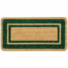 Zerbino in Cocco Tappeto VERDE Fibra Naturale Fondo Antiscivolo Antimuffa
