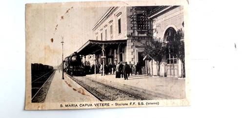 Cartolina interno stazione - interno,