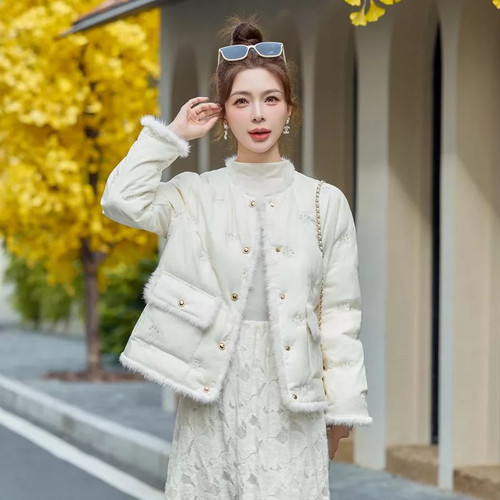 Piumino donna corto elegante - piumino,