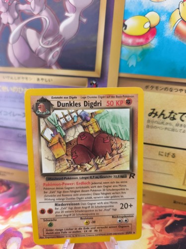 Carta pokemon card dark - card,