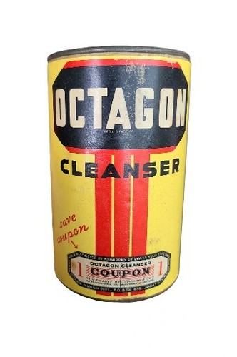 Detergente vintage ottagono - vintage, di