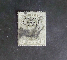 perfin stamps Italia REGNO