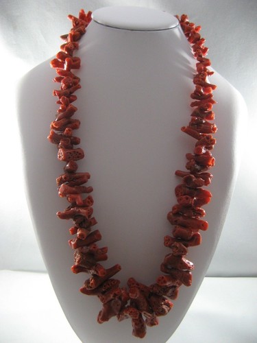 Collana corallo rosso naturale - corallo,