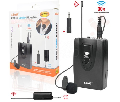 Microfono wireless lavelier - wireless,