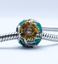 Ciondolo girasole perline