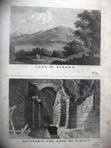 Lago albano emissario del - di,