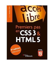 Premiers pas css3 html5 - premiers, et