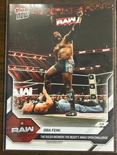 2026 Topps Now WWE #31 Oba