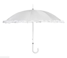 OMBRELLO BIANCO MATRIMONIO