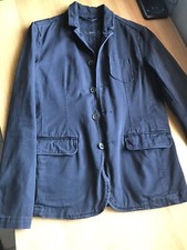 Giacca Sportiva Leggera Blazer  in Cotone Blu Navy