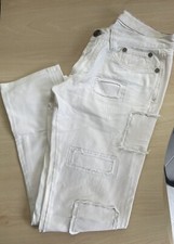 Pantalone Jeans Uomo Bianco
