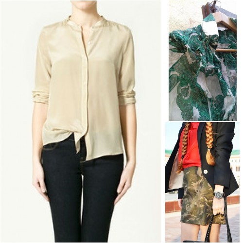 Zara top camicia - top, in
