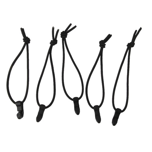 5pcs cordon élastique noir - cordon,