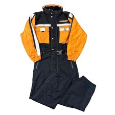 Tuta da sci Brugi vintage anni 90 retrò color block pezzo unico Apres multi donna piccola