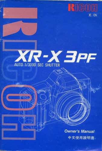 Ricoh 3pf manuale - 3pf,