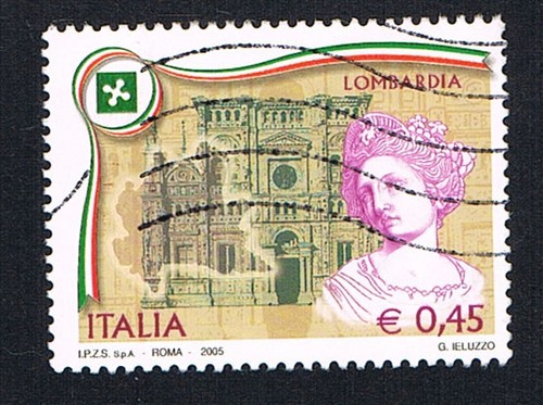 Italia francobollo regioni - italia, 1