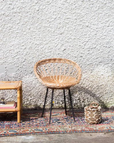 Ernest poltrona in rattan - poltrona,