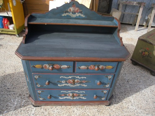 Cassettone tirolese dipinto - tirolese,