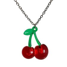 Juicy Ciliegie Collana Rosso
