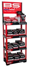 Scaffale espositore batterie
