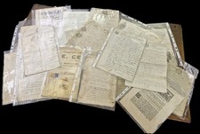 Lotto di documenti antichi